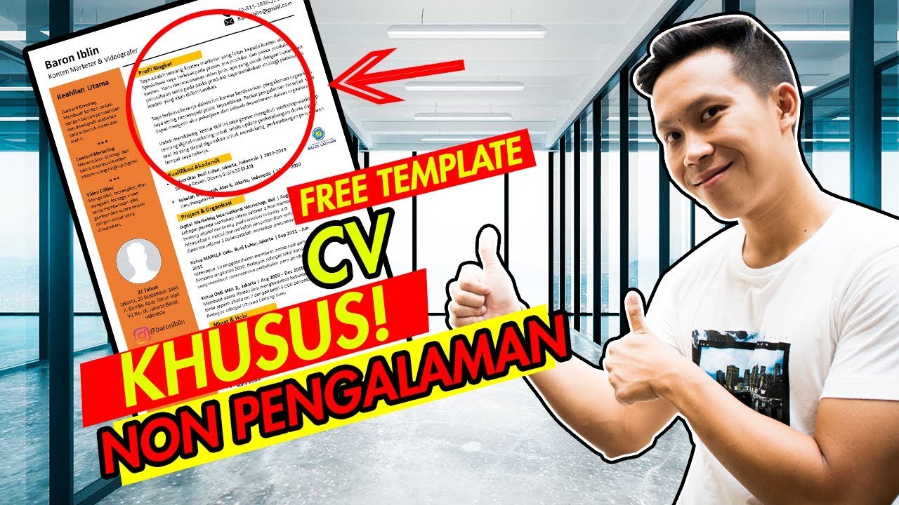 CARA MEMBUAT CV FRESH GRADUATE MESKIPUN TANPA PENGALAMAN