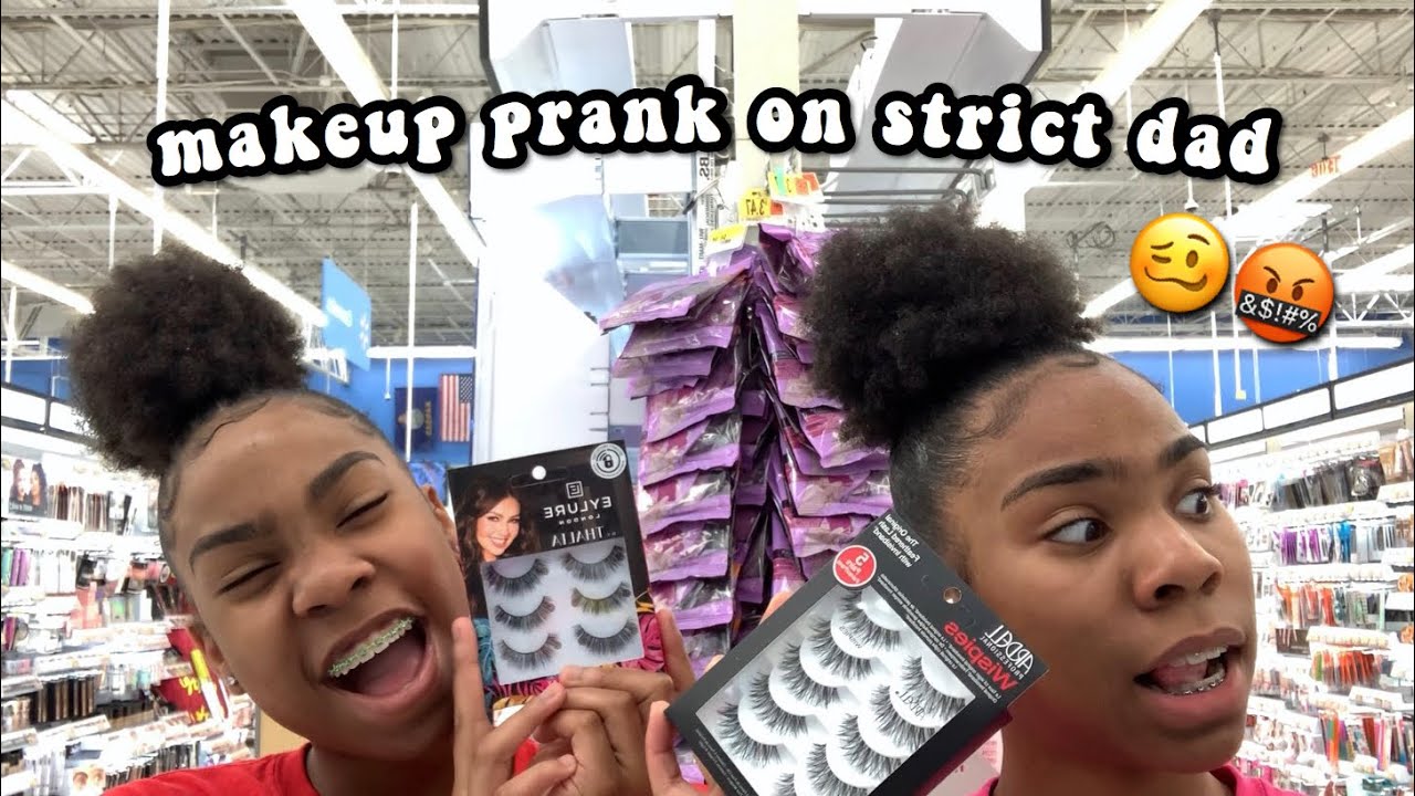 Wearing Makeup to School Prank On Our Strict Dad !!