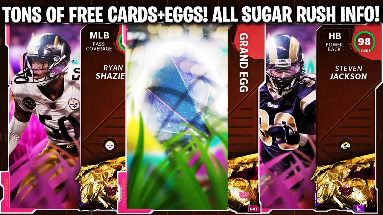 TONS OF FREE PLAYERS AND EGGS! ALL SUGAR RUSH PROMO INFO! PLAYERS, SETS, SOLOS, AND MORE | MADDEN 21