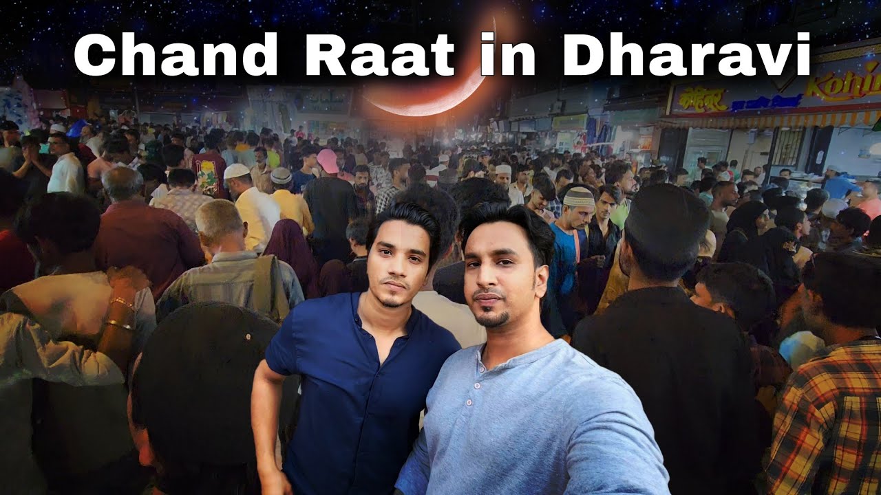 Chand Raat in Dharavi, Mumbai 🇮🇳| Night Before Eid Celebration | Moon Sighting & Festive Shopping!