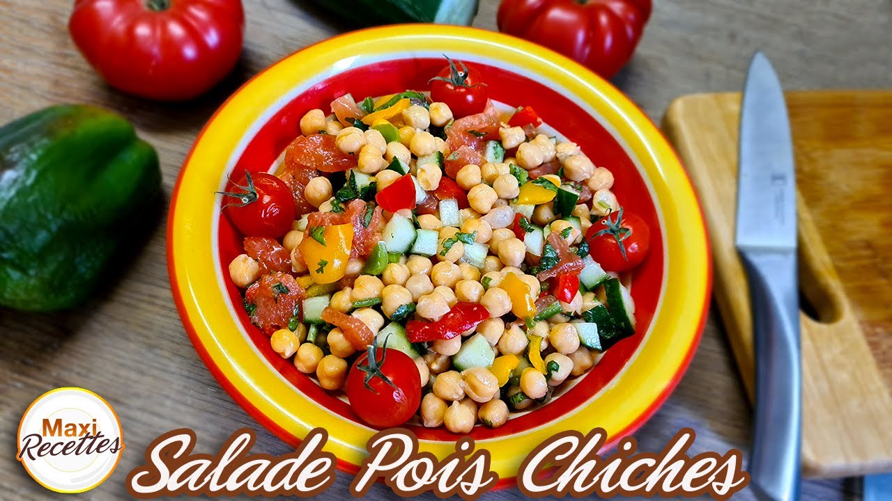 Salade de Pois Chiches Recette Facile et Rapide