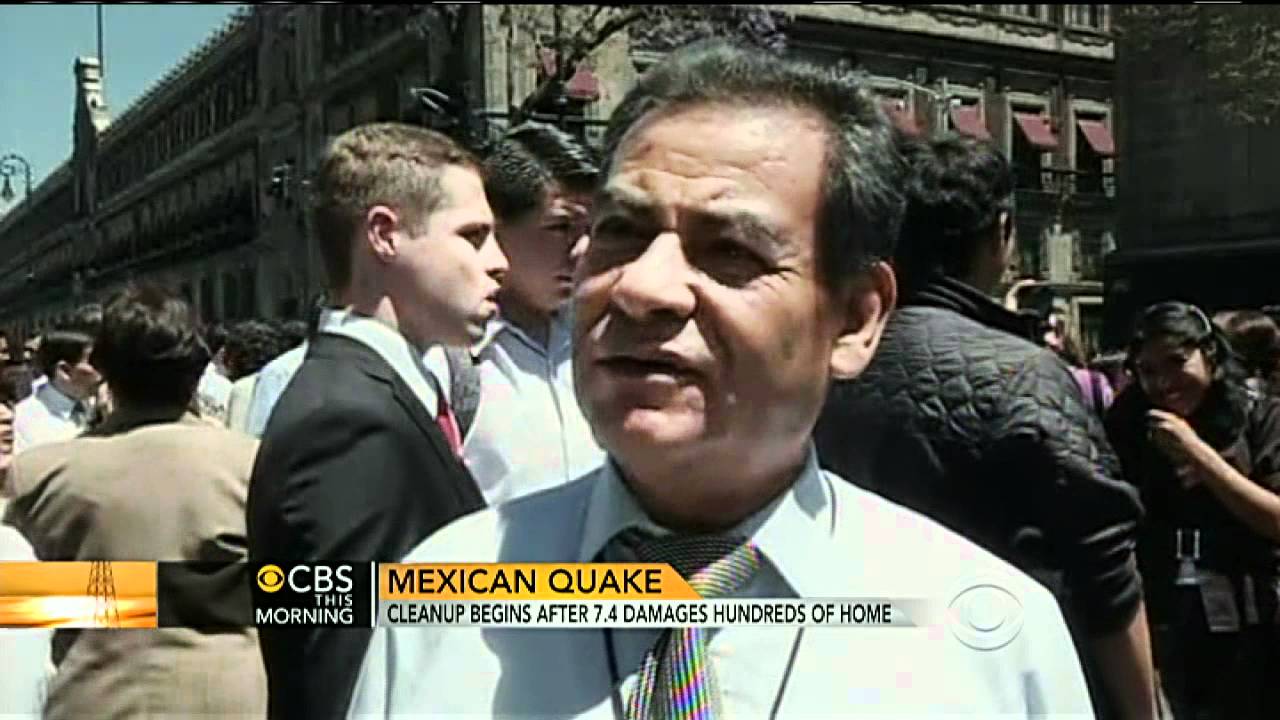 CBS This Morning - Mexico recovering from 7.4 earthquake
