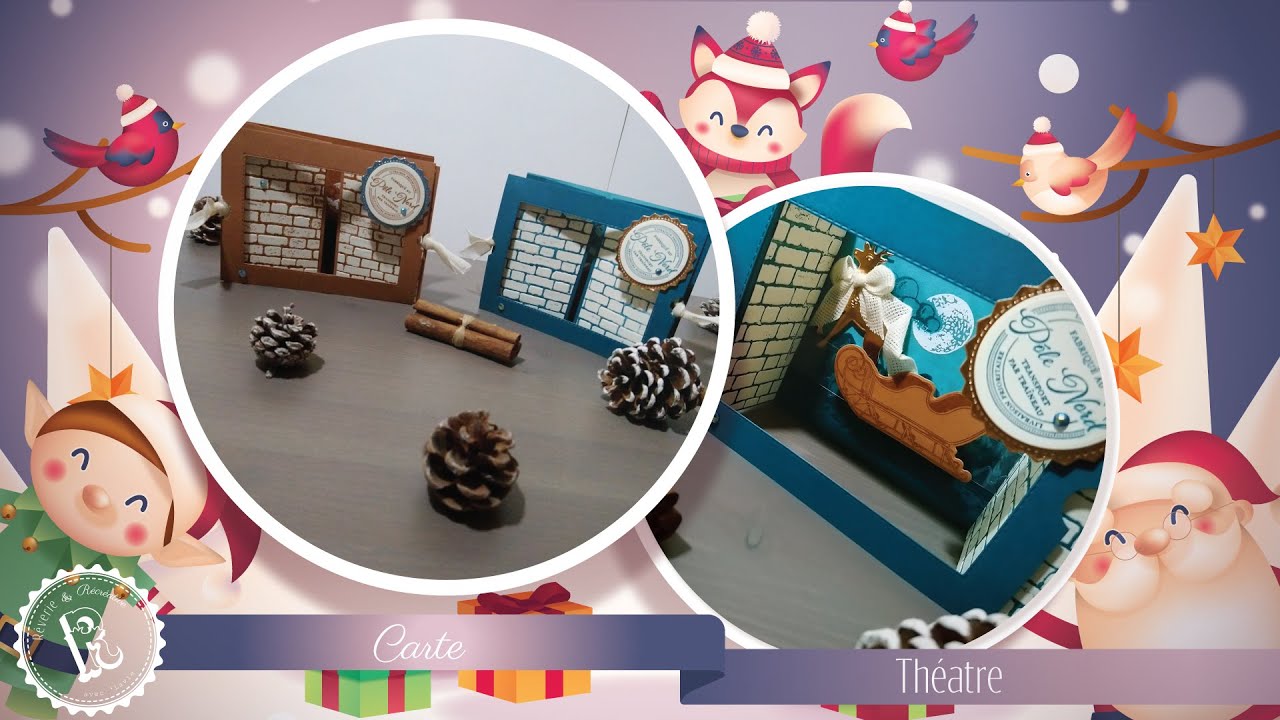 Tuto scrapbooking {carterie} « Carte Théâtre » de Rêverie & Récréative