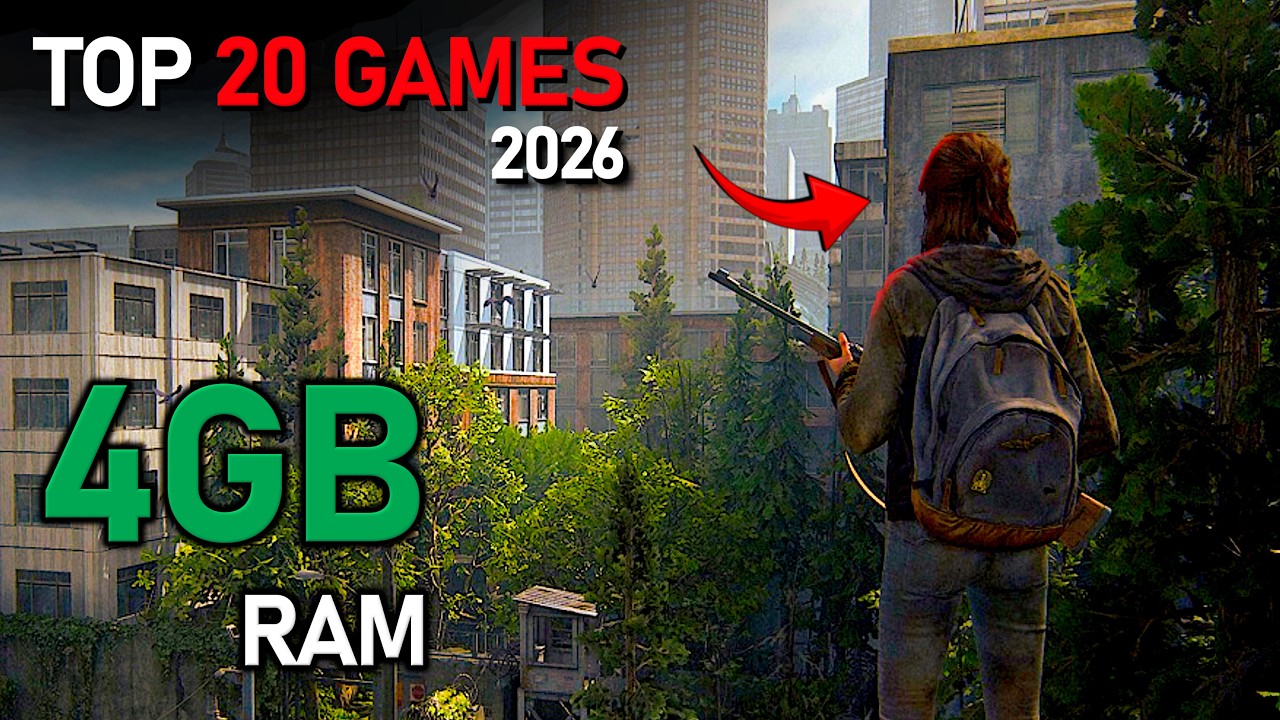 Top 20 Low end PC Games for 4GB Ram 🔥 : No GPU Required