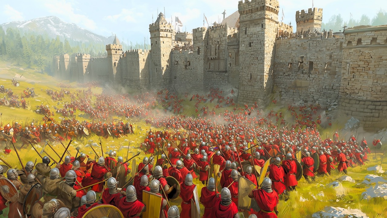 2000 vs 2000 Epic Castle Siege – Sturgians vs Vlandians | Mount & Blade 2 Bannerlord