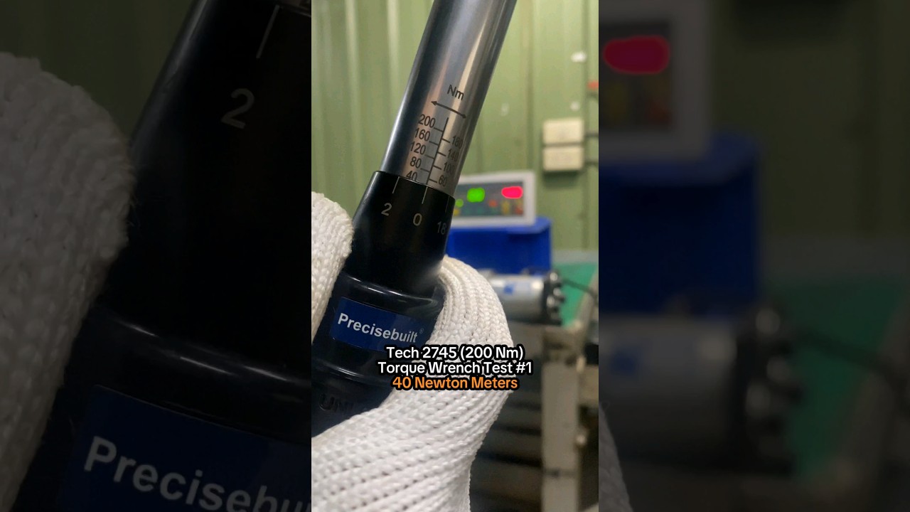 Tech 2745 (200 Nm) Torque Wrench Test #1 | 40 Newton Meters