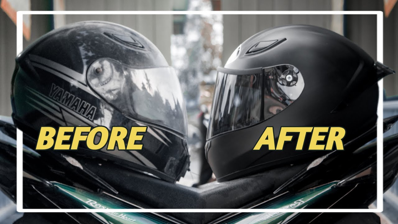 Modifikasi Helm Yamaha Carglos Fullface