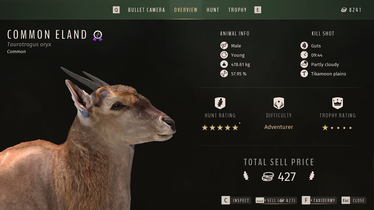 Way of the Hunter New Animal At Tikamoon Plains First Look Common Eland   PC 2025