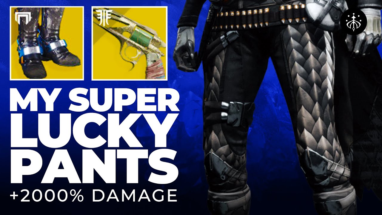+2,000% Damage Bonus (Solo), +1,700% Damage Bonus (Fireteams) Stasis Hunter: Lucky Pants: Destiny 2