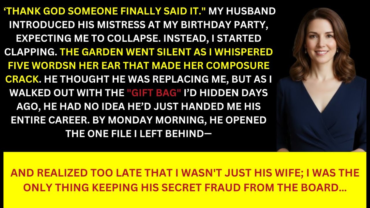 My Husband Introduced His Mistress On My Birthday— I Clapped First