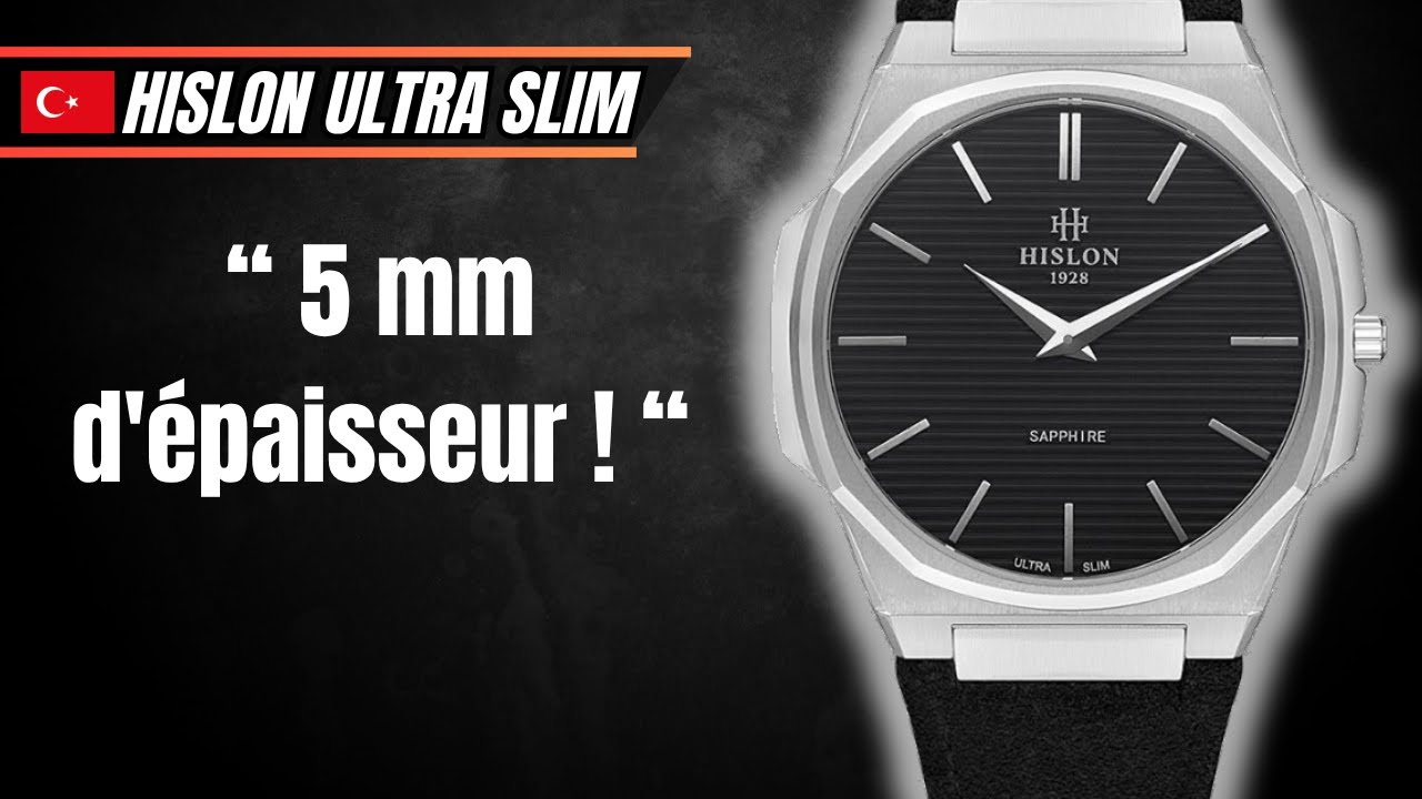 INCROYABLE : cette montre de 5mm d’épaisseur coûte moins de 300€ !