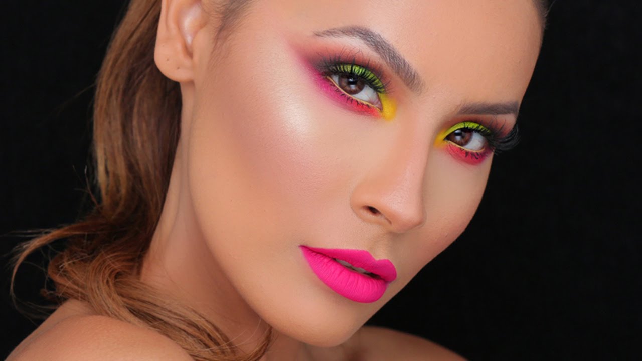 NEON | FESTIVAL MAKEUP LOOK | DESI PERKINS