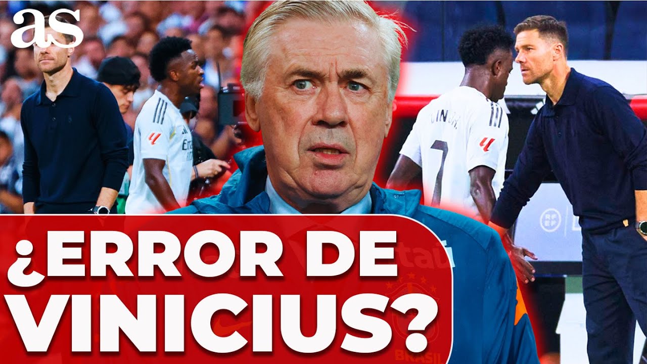 ANCELOTTI habla sobre el conflicto VINICIUS - XABI ALONSO: ¿Qué opina?