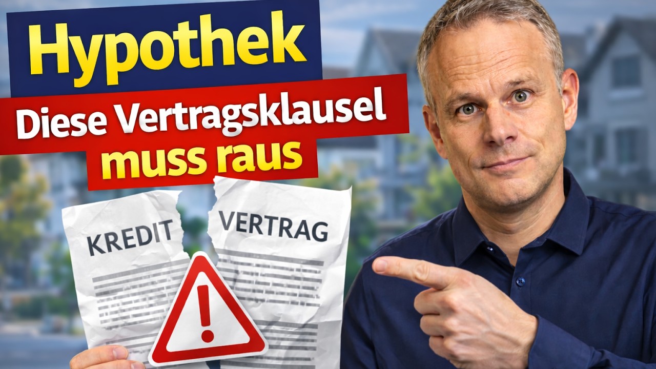 UNFAIR: Schütze dich bei Festhypotheken vor dieser Vertragsklausel