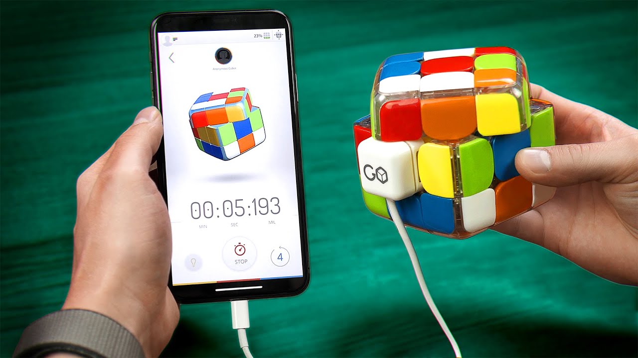 Это первый УМНЫЙ КУБИК РУБИКА в истории Go Cube | он собирает себя сам!