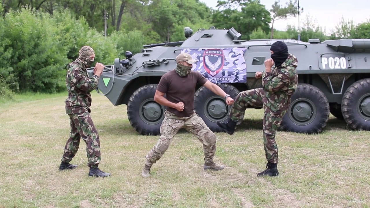 1 комплекс специальных упражнений рукопашного боя.