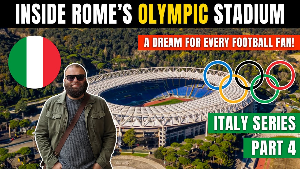 Inside Rome’s Iconic Olympic Stadium! | Stadio Olimpico | Italy Vlog 2025