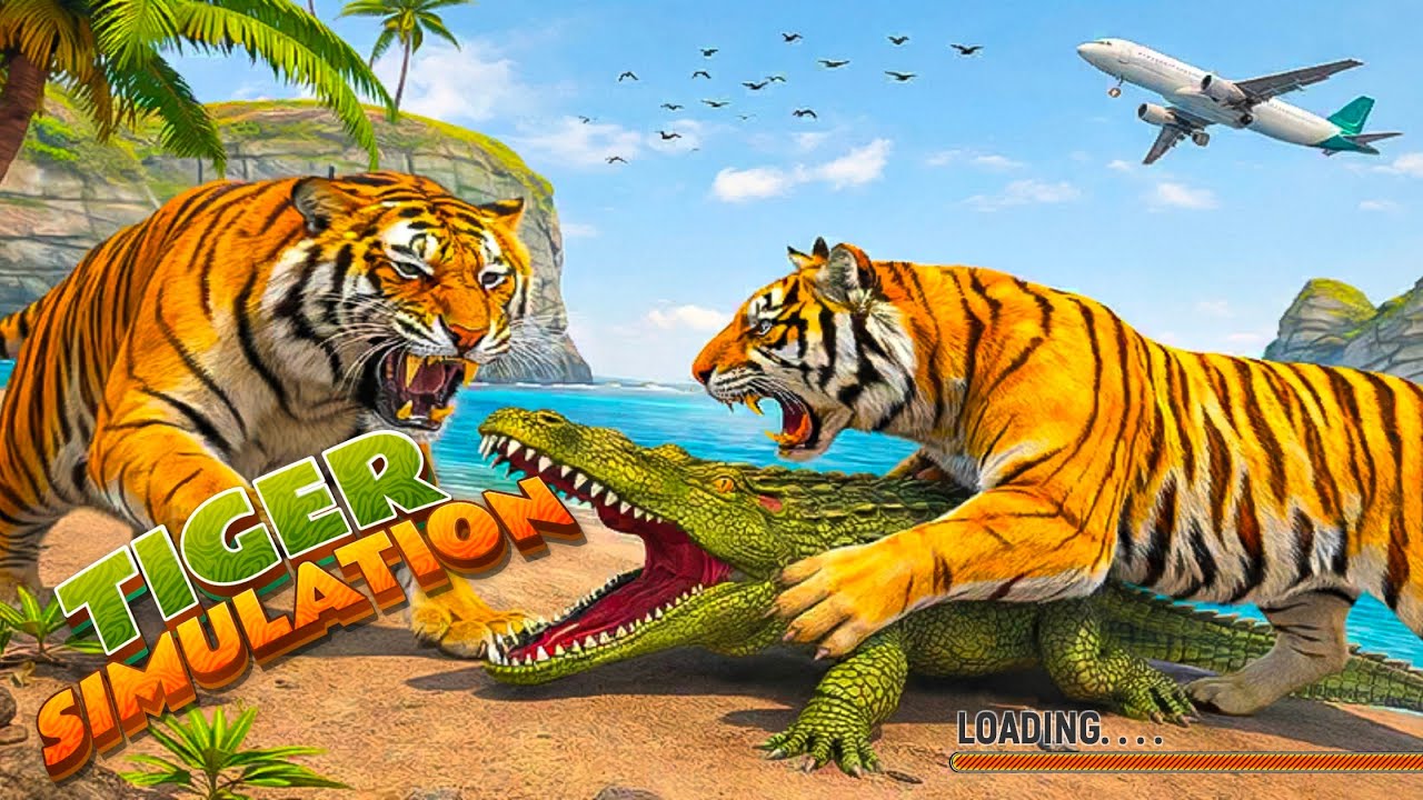 Wild Tiger Survival Simulator 🐅🔥 | King of the Jungle GameplayDescription: #tiger #shorts 