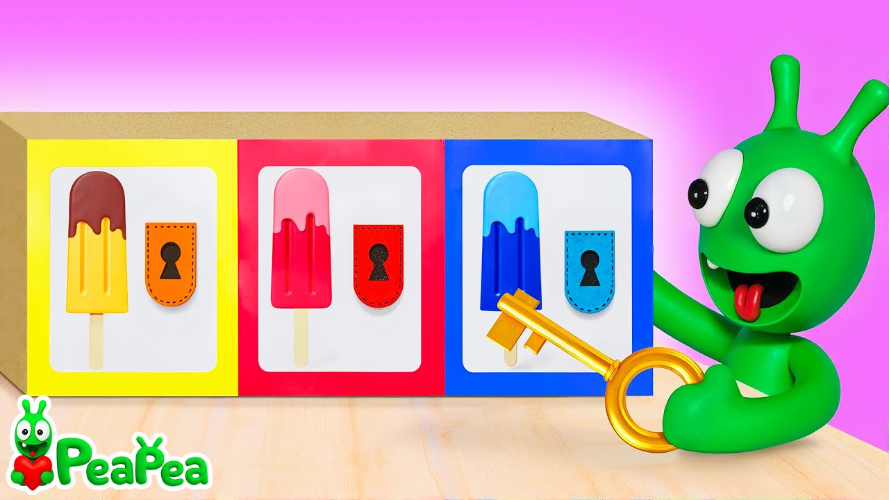 Pea Pea and the Three Mysterious Locked Boxes  - Alien Clay World