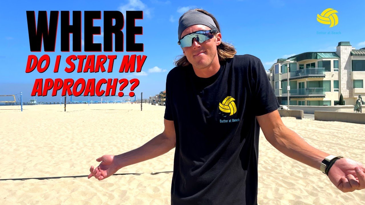 The EASY & SIMPLE Way to Know Where to Start Your Approach for Spiking a Volleyball