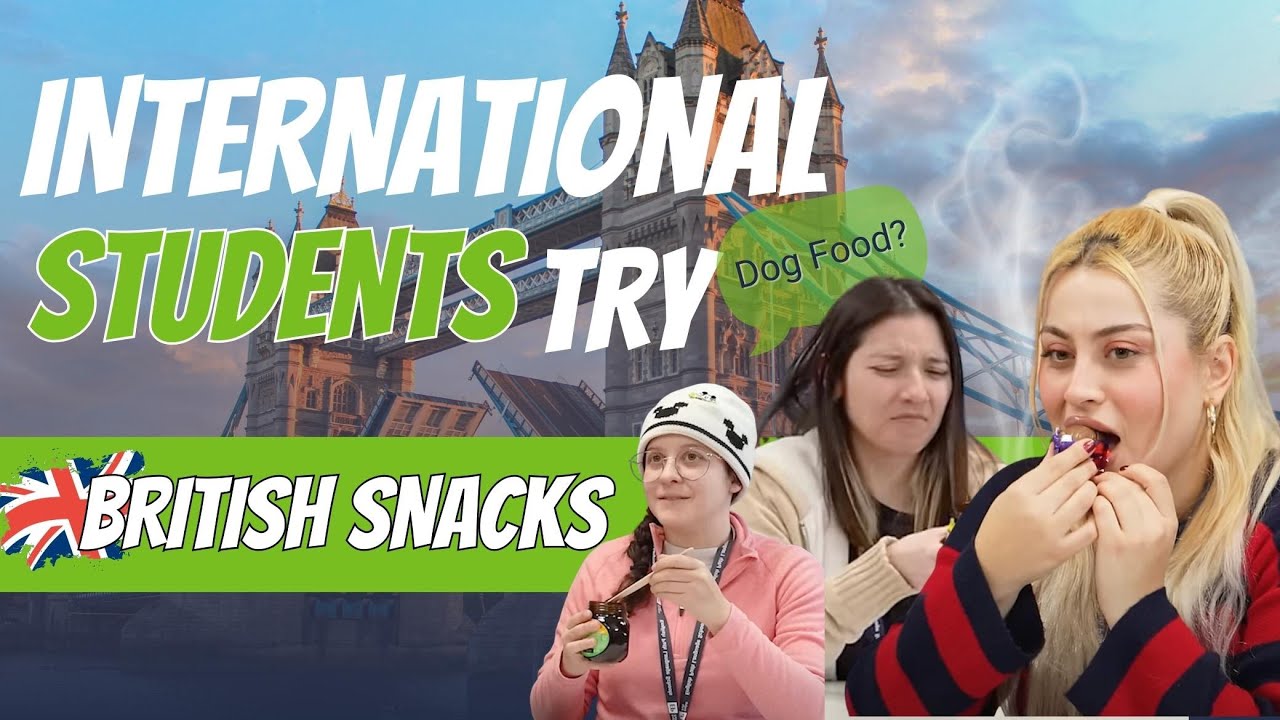 International Students try BRITISH SNACKS for the first time