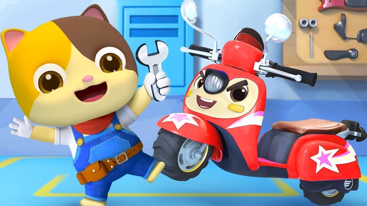 A Motocicleta Scoopy | As Rodas do Trenzinho | Historinhas e M&uacute;sicas Infantis | BabyBus Portugu&ecirc;s