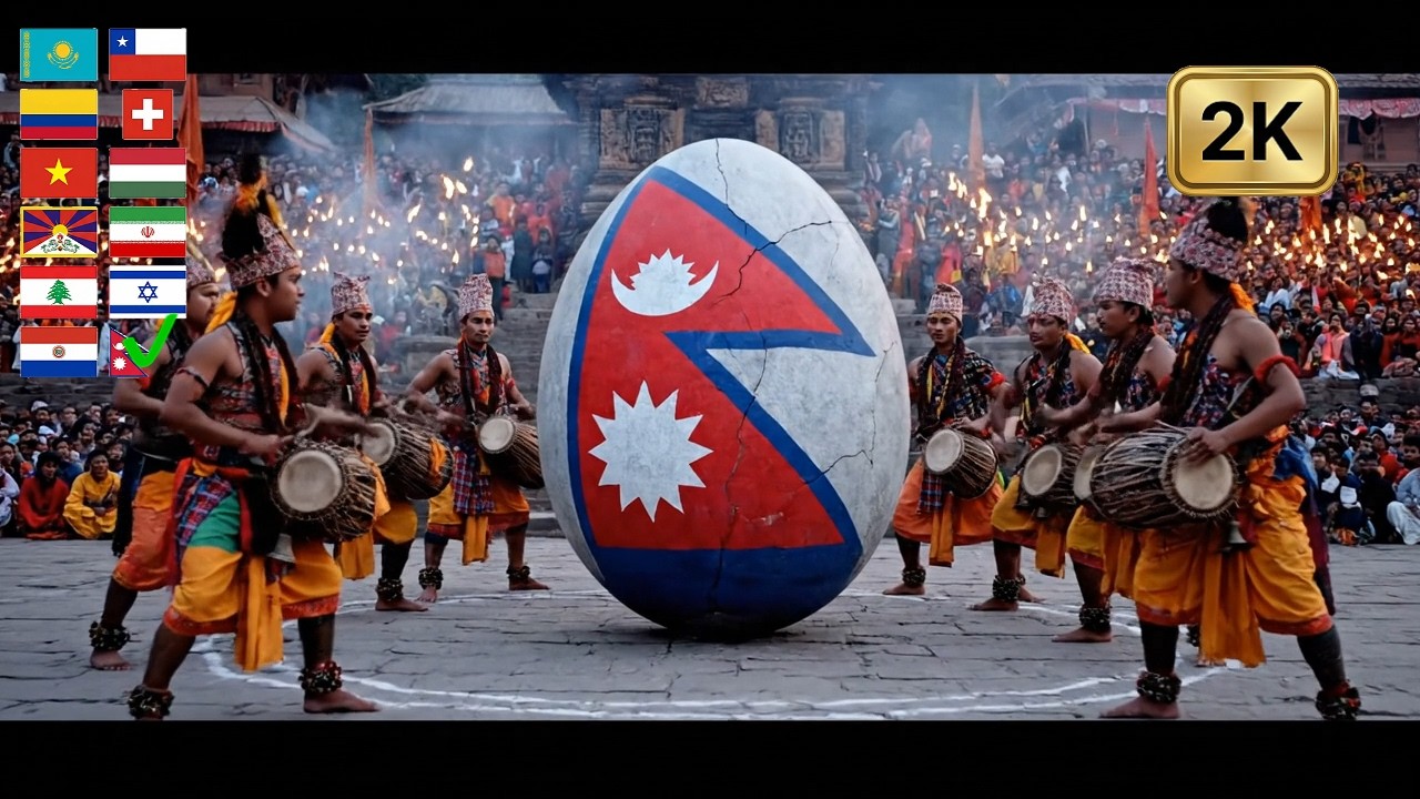 Which Country’s Flag Egg Would You Open? | Mythical Beasts Awakened by Ritual Dances 🌍3