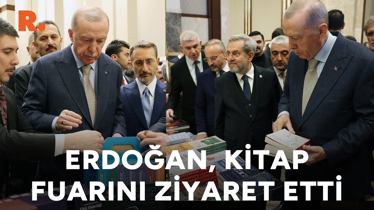 Cumhurbaşkanı Erdoğan, kitap fuarını ziyaret etti