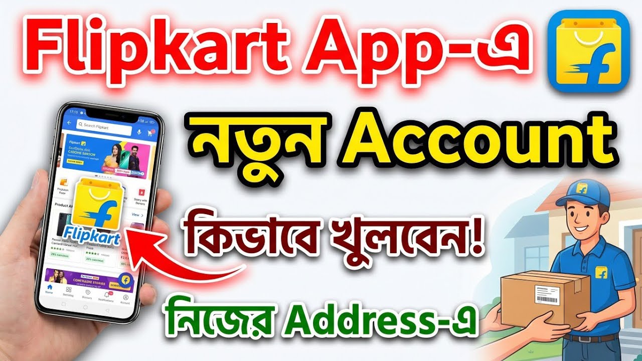 Flipkart Kivabe Khulbo | Flipkart Kivabe Khule | Flipkart Account Kivabe Khulbo