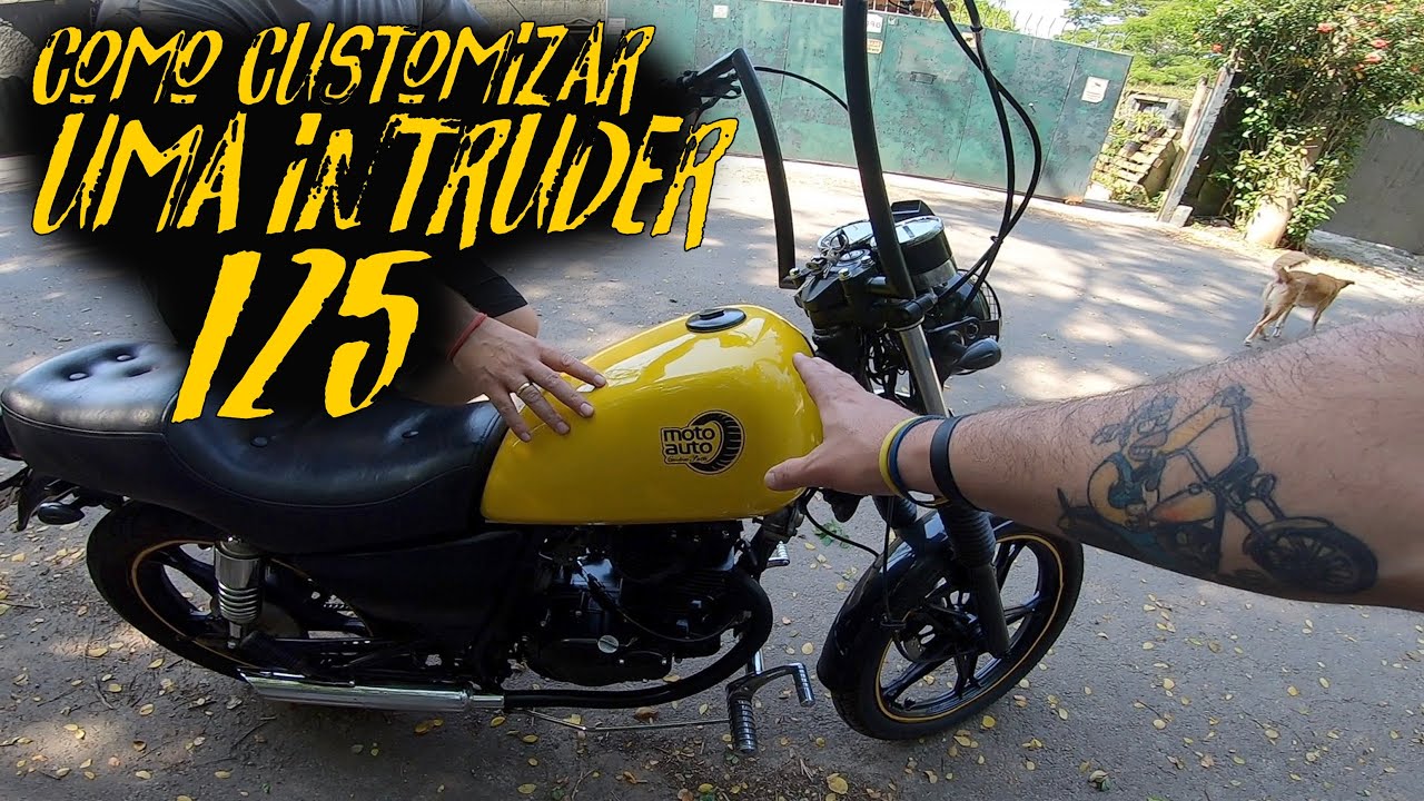 Como CUSTOMIZAR uma SUZUKI INTRUDER 125, fizemos concluímos com sucesso