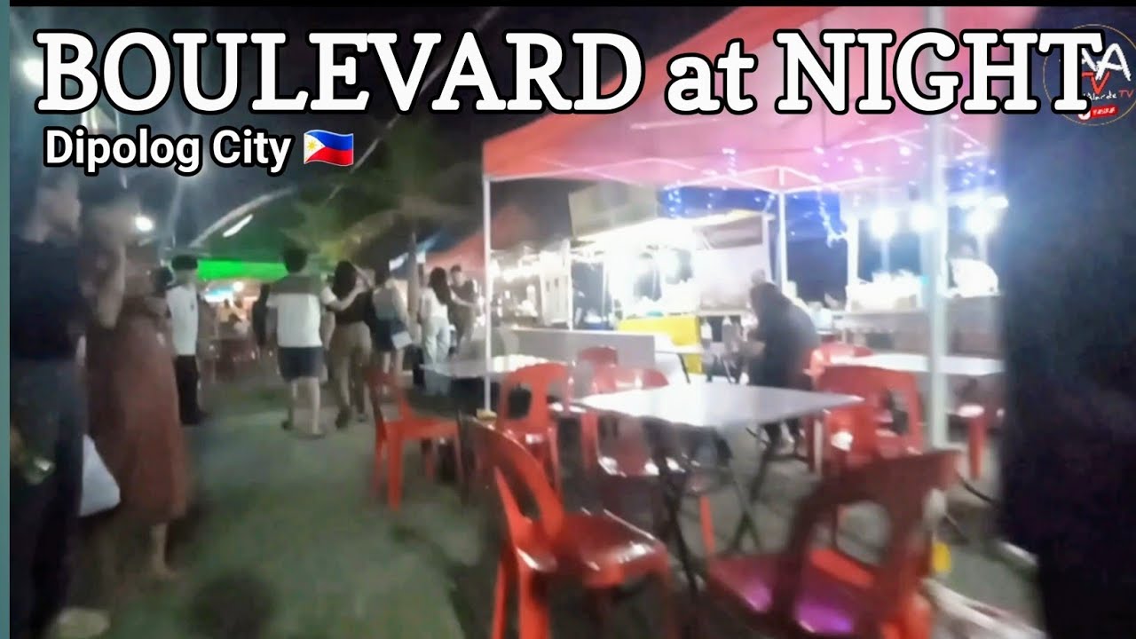 Walking Tour at Dipolog Boulevard at Night Philippines | ArnoldAlarde TV