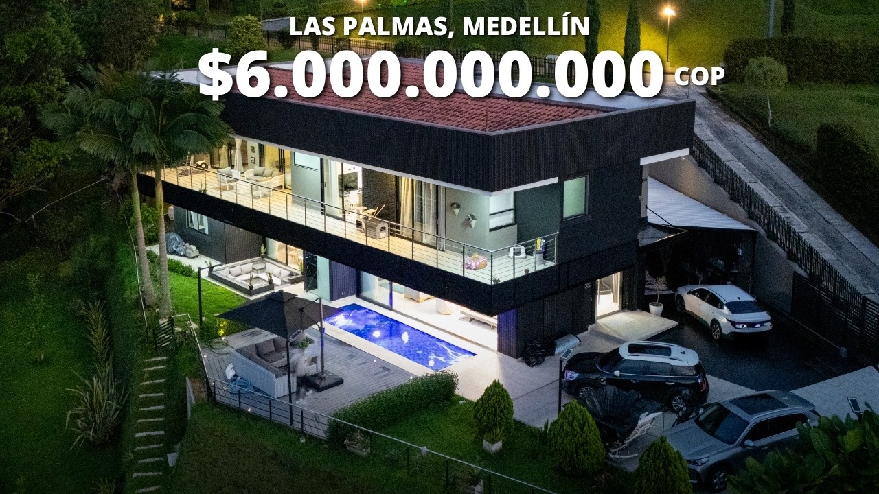 Casa con PISCINA y JACUZZI en Medellín, Palmas $6.000.000.000mllns COP