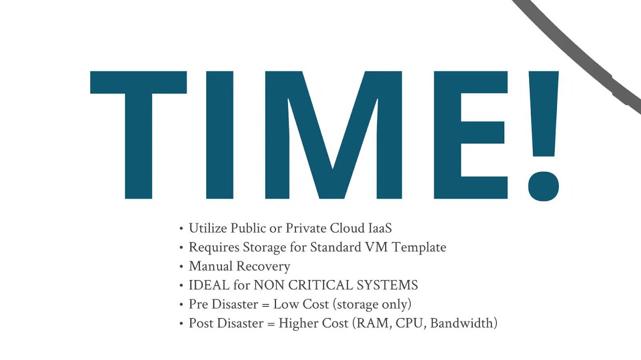 Lower Cost & Speed Recovery Time with Cloud Disaster Recovery