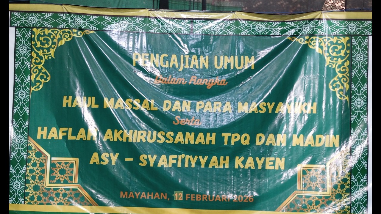 🔴Live Haflah Akhirussanah TPQ - Madin Asy-Syafiiyah Kayen Mayahan 2026 || AR Media Grobogan