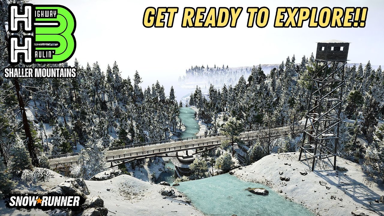 Beautiful NEW Winter Adventure - Realisitc Snowrunner Mod Maps
