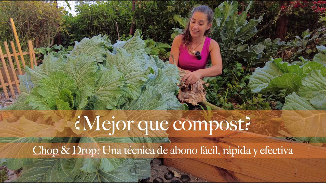 La técnica más fácil para abonar y mejorar tu jardín: CHOP & DROP
