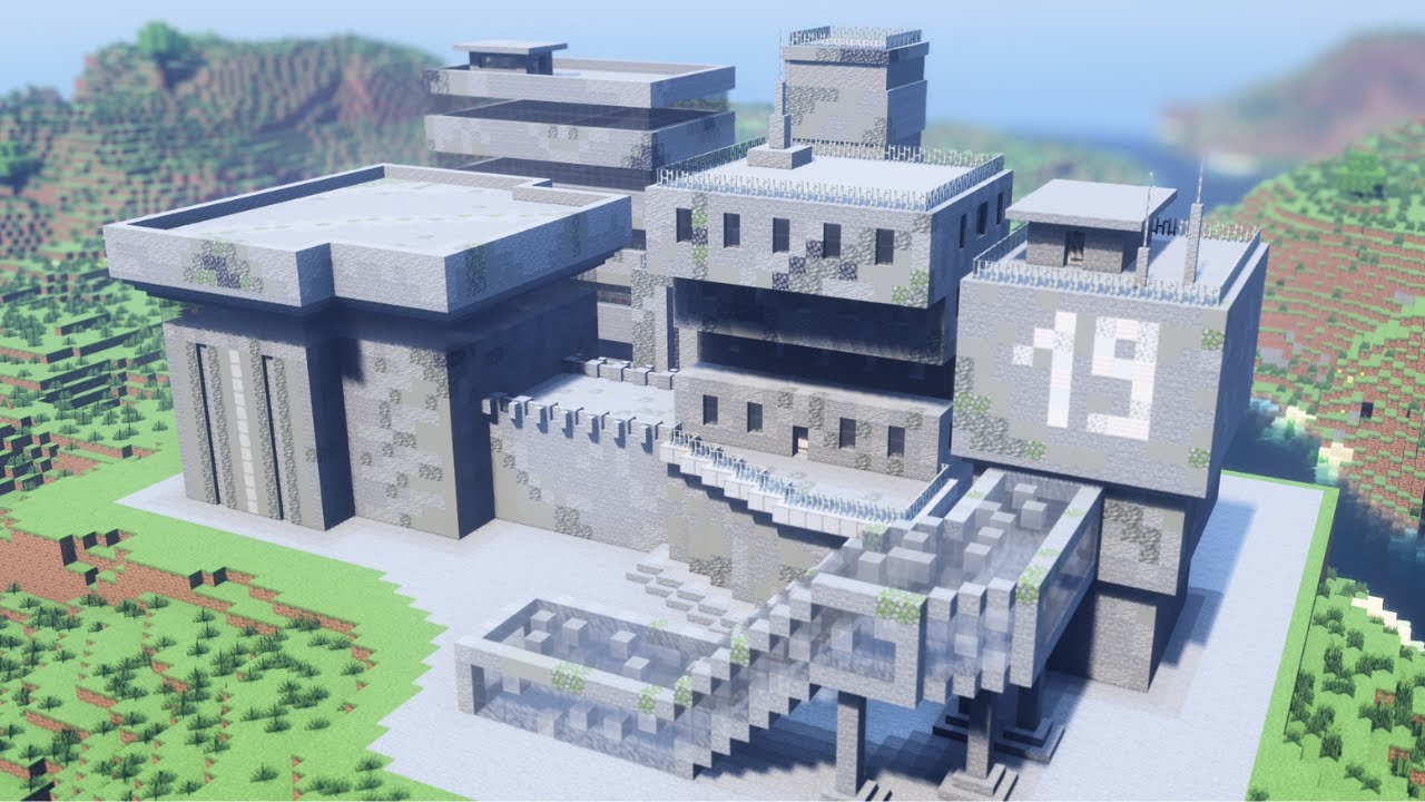 Minecraft | Brutalist Complex | Timelapse