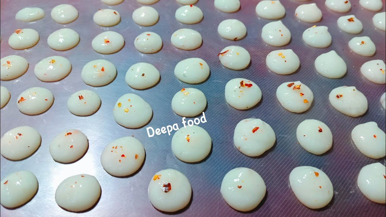 बिना पापड़ खार 1 कप चावल से 100 से ज्यादा कचरी बनाने का तरीका न काले होंगे न लाल | Kachri recipe 