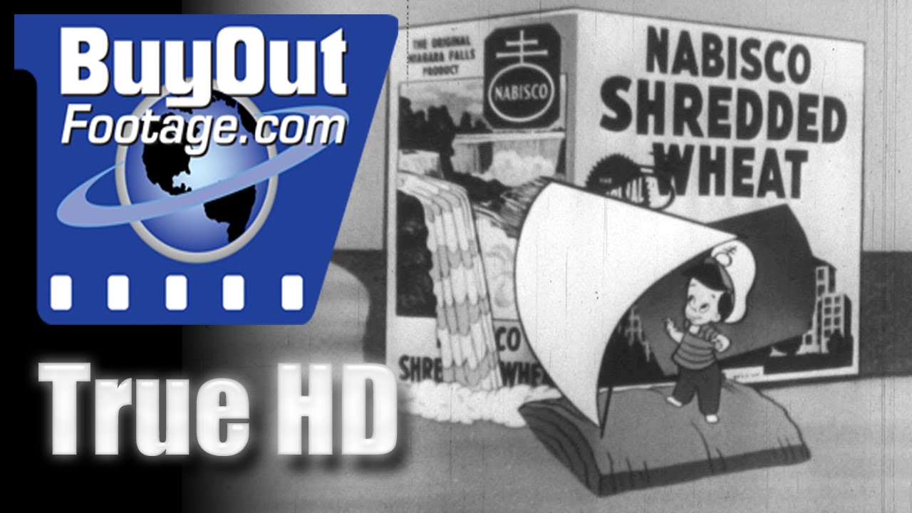 TV Commercial - Nabisco Shredded Wheat 1940's - 1950's
