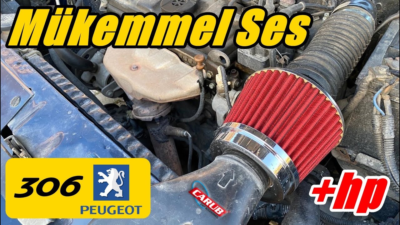 +hp Güç 😱 Peugeot 306 Performans Hava Filtresi Montajı #Part 3