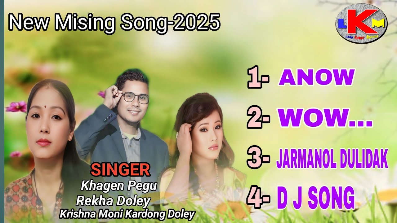 Khagen Pegu, Rekha Doley & Krishna Moni Kardong Doley ll D J  ( official video Lyrics) 4 Song 2025