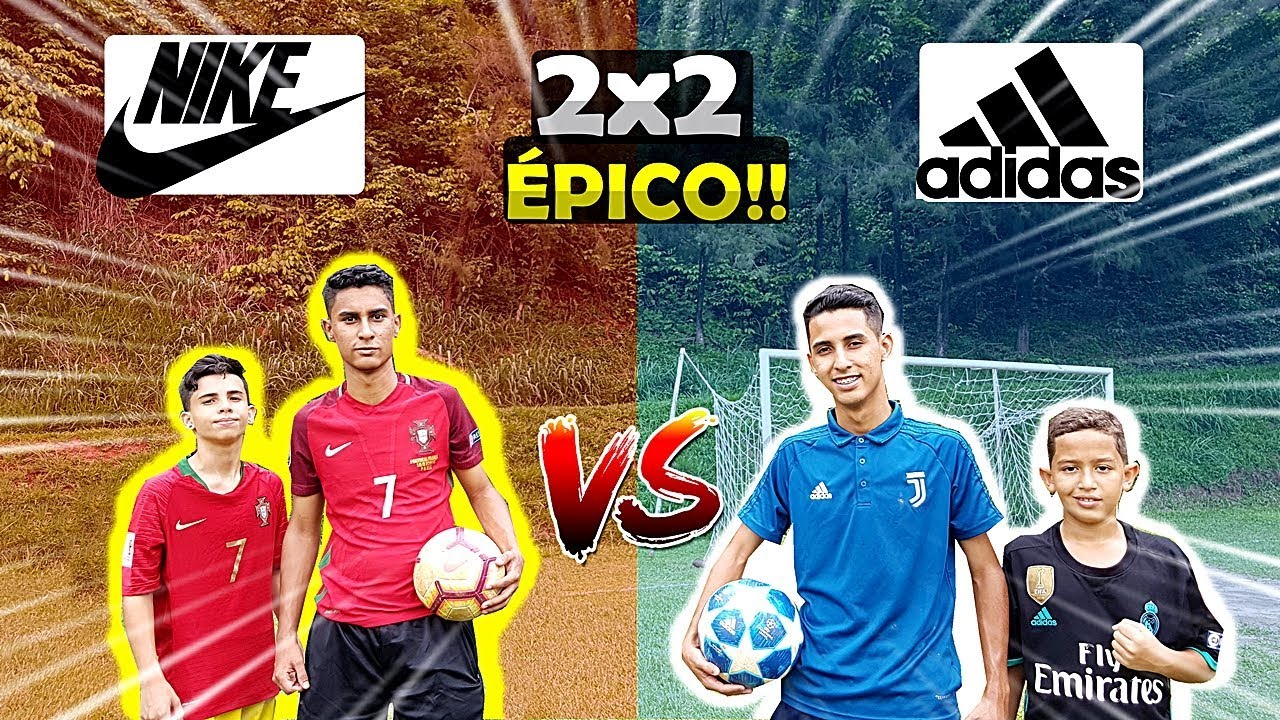 TEAM NIKE x TEAM ADIDAS QUE LANCE FOI ESSE?! DESAFIOS DE FUTEBOL 2019 ‹ Rikinho ›