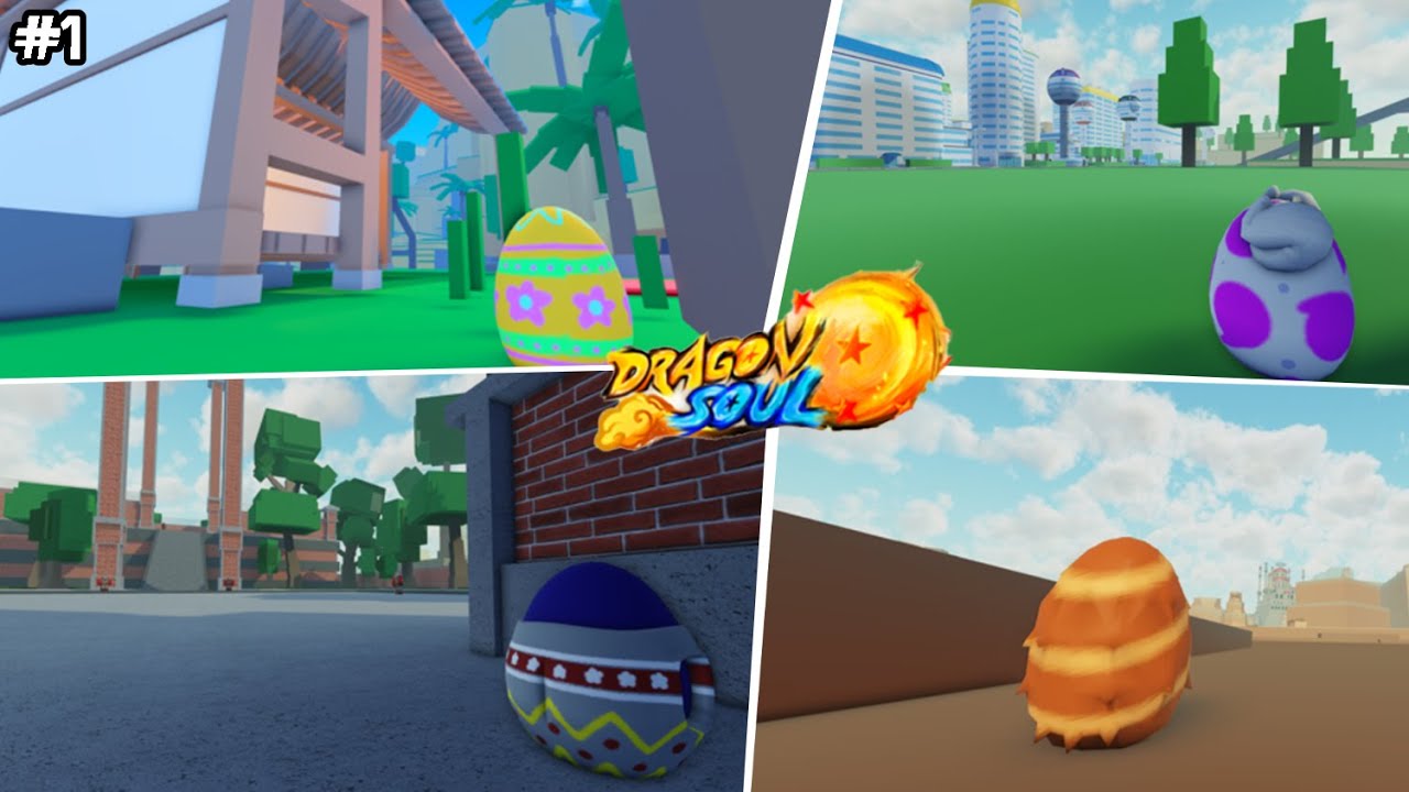 รวมจุดเกิดทั้งหมดของไข่อิสเตอร์ All Easter Egg Locatinos #1 | Roblox Dragon Soul