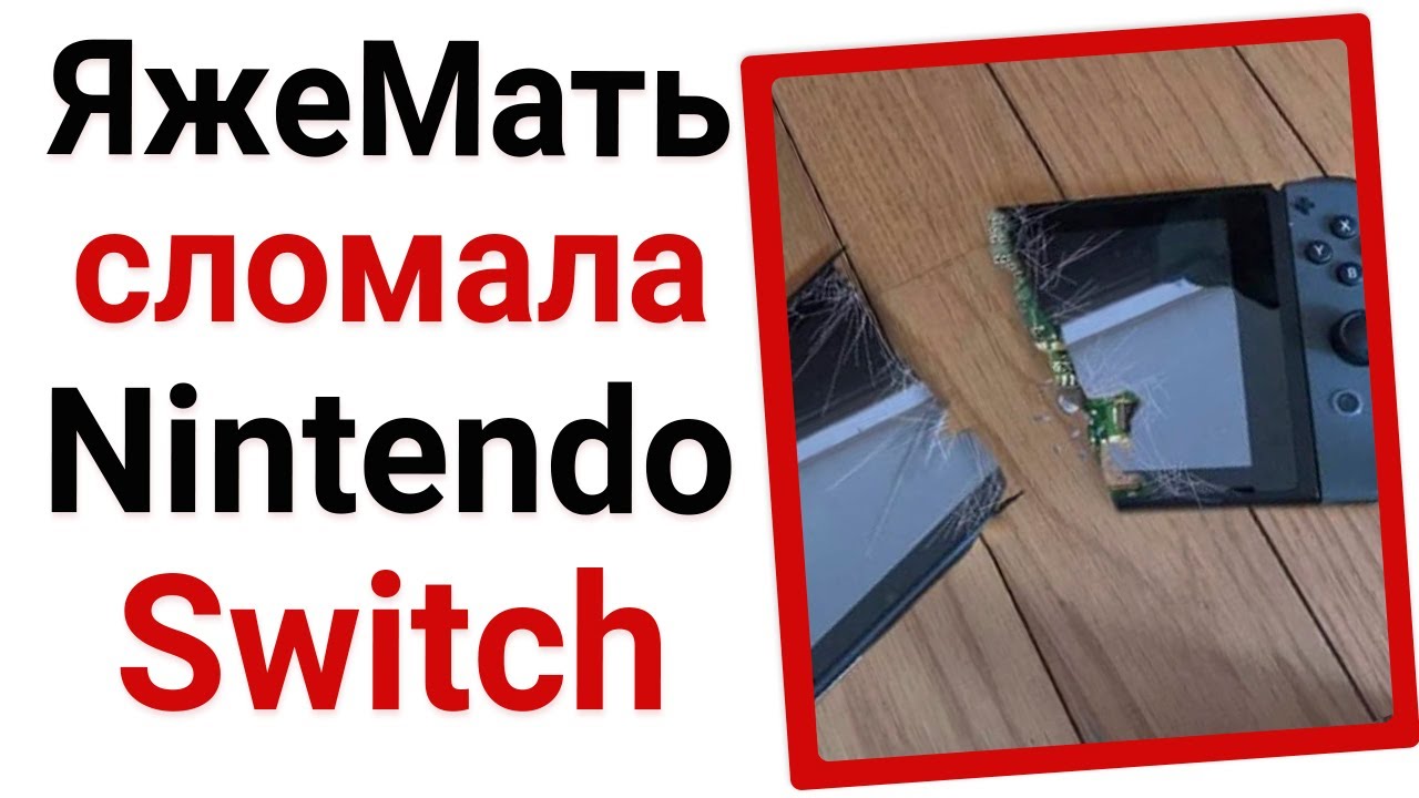 ЯжеМать сломала Nintendo Switch
