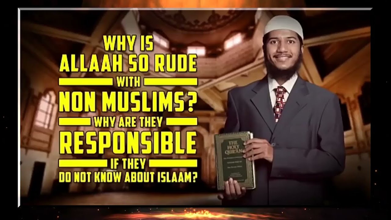 اذا كان الله موجود فلماذا هو قاسٍ بالتعامل مع غير المسلمين ؟ - فارق ذاكر نايك