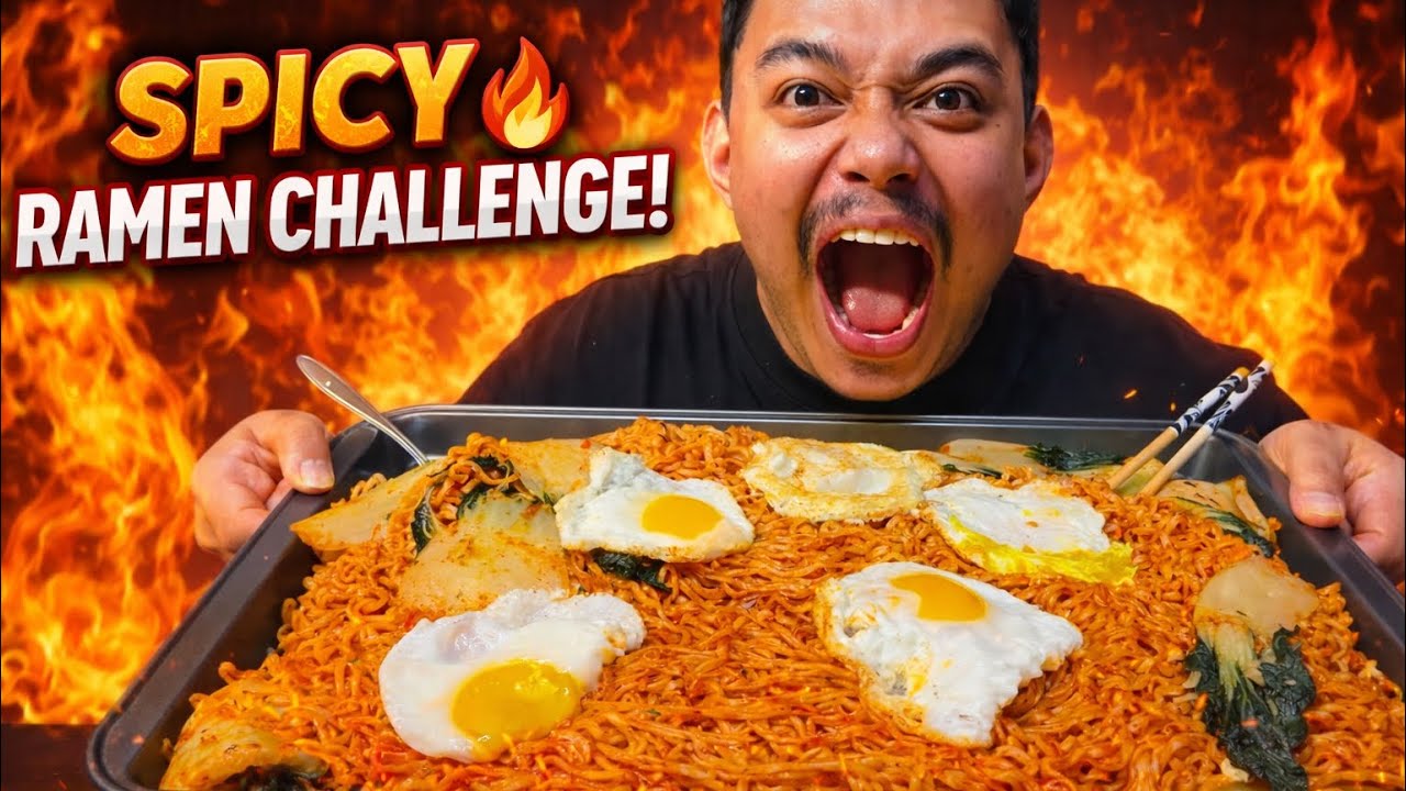 SPICY RAMEN CHALLENGE🌶️🥵🔥| NOODLES CHALLENGE🔥 | GONE WRONG | Sachyut Shrestha