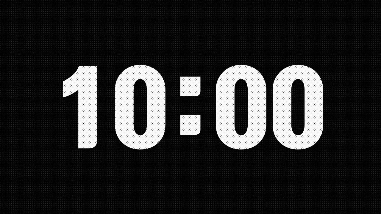 10 Minute Timer / 10분 타이머