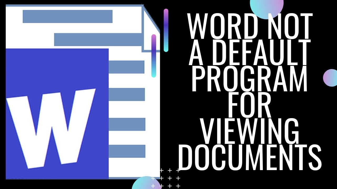 Как исправить ошибку &laquo;Word не является программой по умолчанию для просмотра документов&raquo;