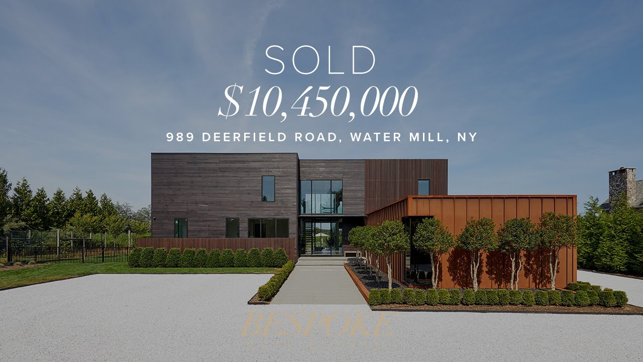 Modern $10,450,000 Water Mill Estate