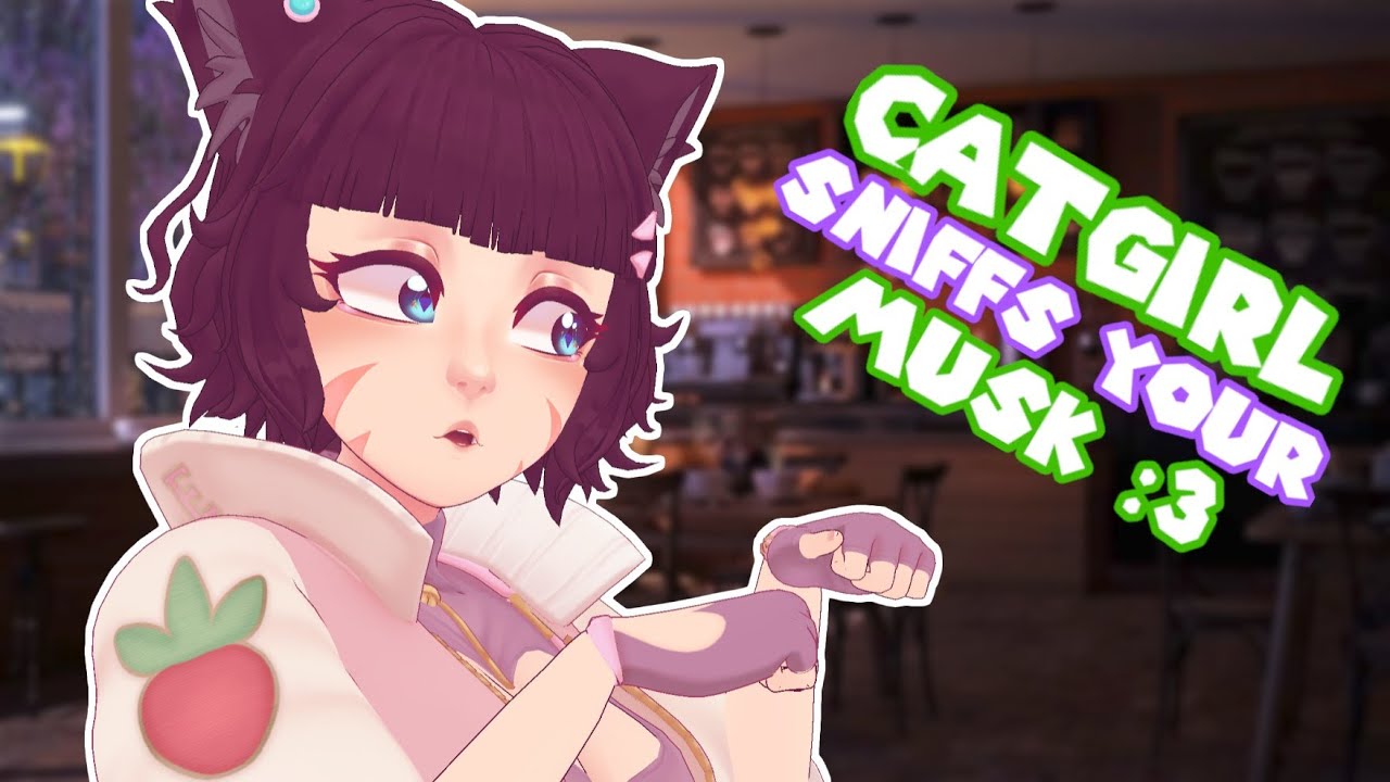 [ASMR]🐾 Catgirl Sniffs Your Musk & Rawrs at You For Big Brain Tingles